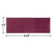 Hoffmaster 1.5" x 4.25" Burgundy Adhesive Napkin Bands PK 10000 PK 883063 - alternate 2
